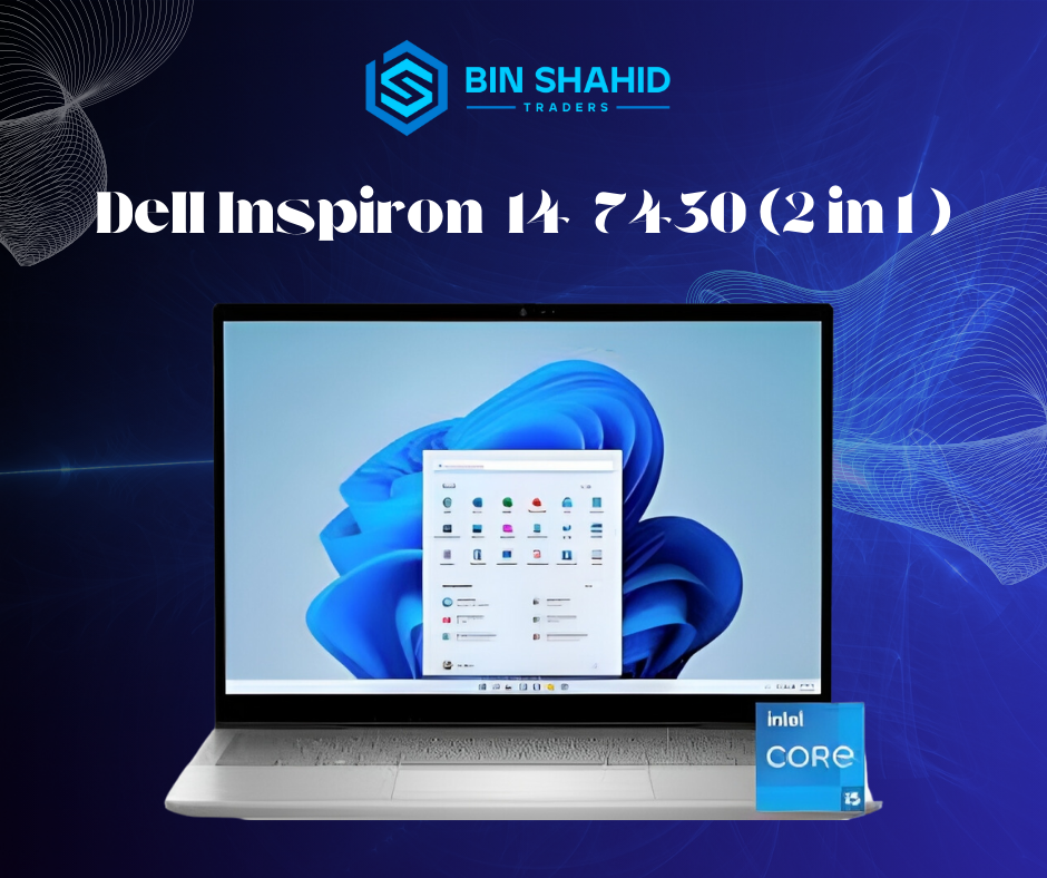 Dell Inspiron 14 7430 2 in 1 - Core i5-1335U 13th Generations.