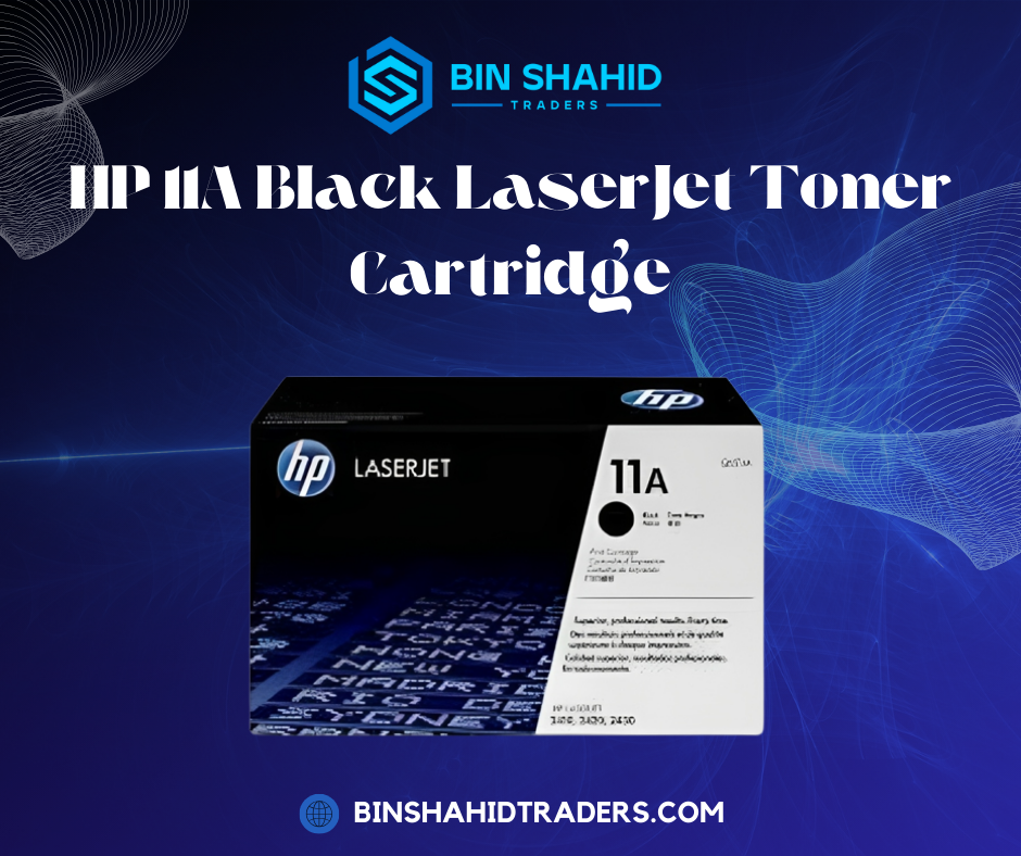 HP 11A Black Original Laser Toner Cartridge, Q6511A
