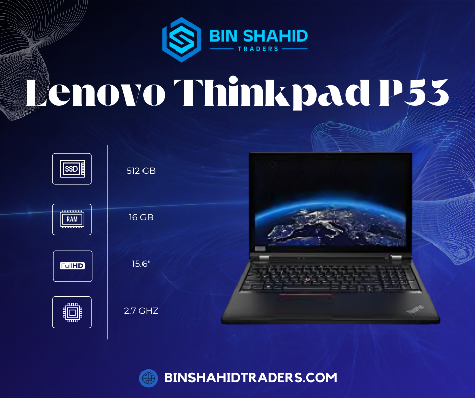 Lenovo Thinkpad P53 - Core i7 9th Generation