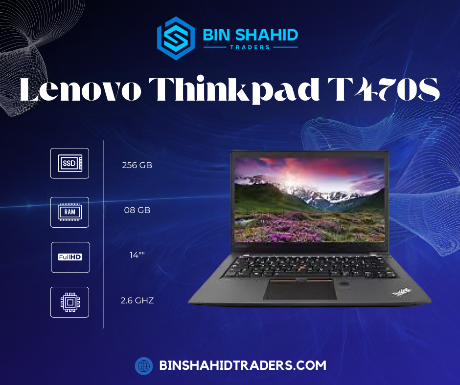 Lenovo Thinkpad t470s - Core i5 7th Generation.