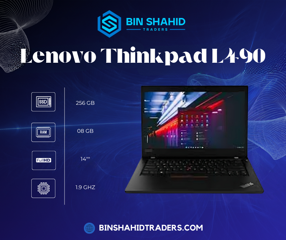 Lenovo Thinkpad L490 - Core i5 8th Generation.