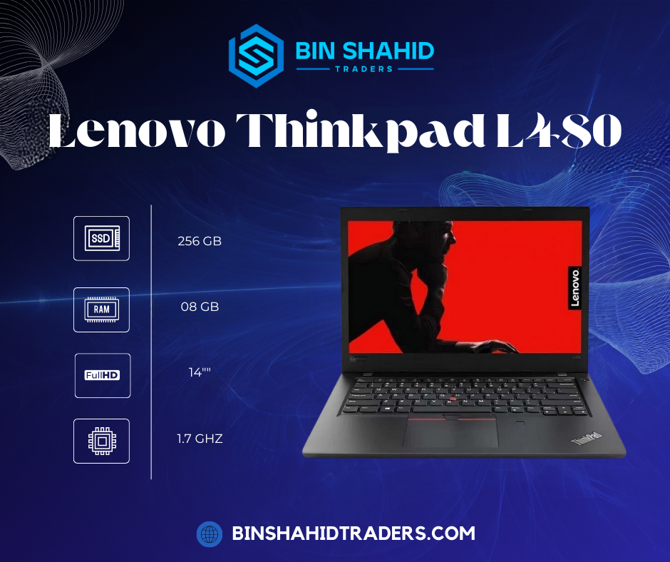 Lenovo Thinkpad L480 - Core i5 8th Generation.