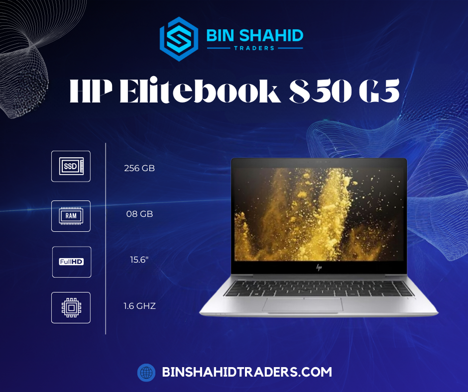 HP Elitebook 850 G5 - Core i5 8th Generation