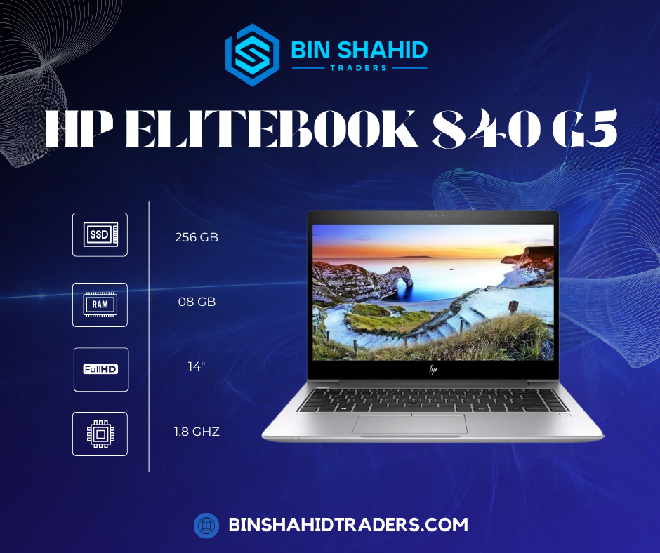 HP Elitebook 840 G5 - Core i5 8th Generation