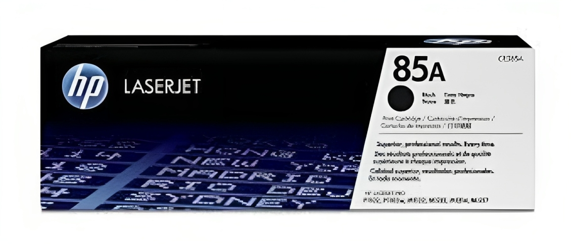 HP 85A Black Original LaserJet Toner Cartridge, CE285A