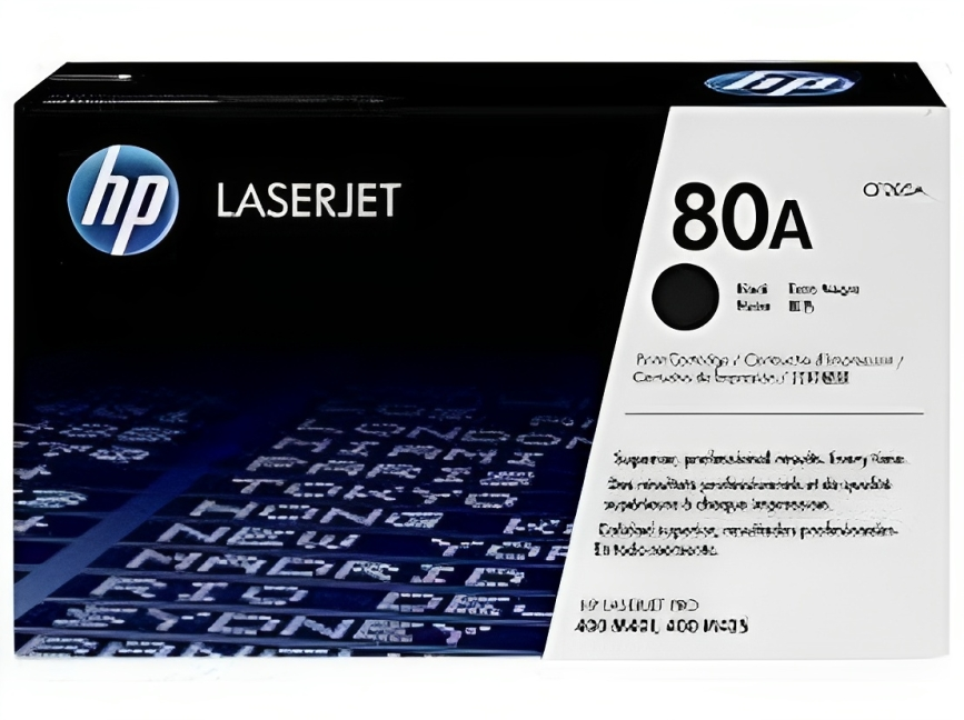 HP 80A Black Original Laser Jet Toner Cartridges, CF280AD1